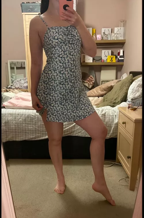 Cute sundress- what makes it special is nothing underneath 
