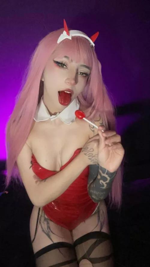 Do you wish this lollipop was your cock?