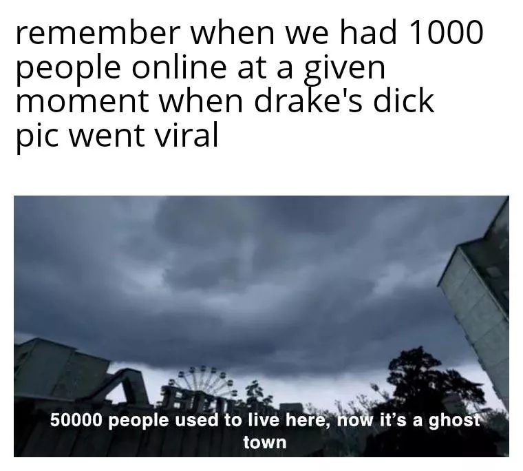 Don't forget where you came from 😄