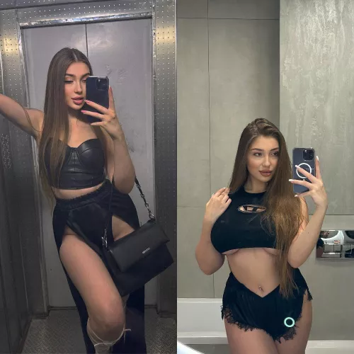 From an ordinary girl to a beautiful bimbo doll