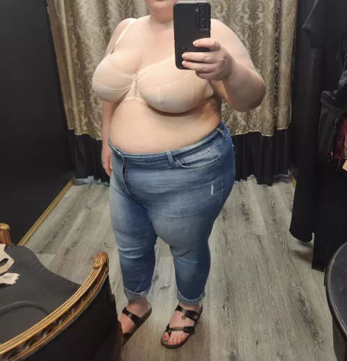 From the last time I got a new bra, over a year ago….time to go back, it’s too small 😳🫣😳