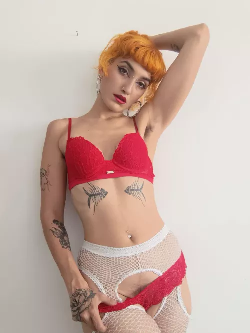 Hair makes lingerie prettier