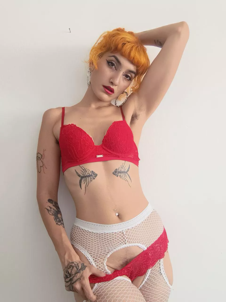 Hair makes lingerie prettier