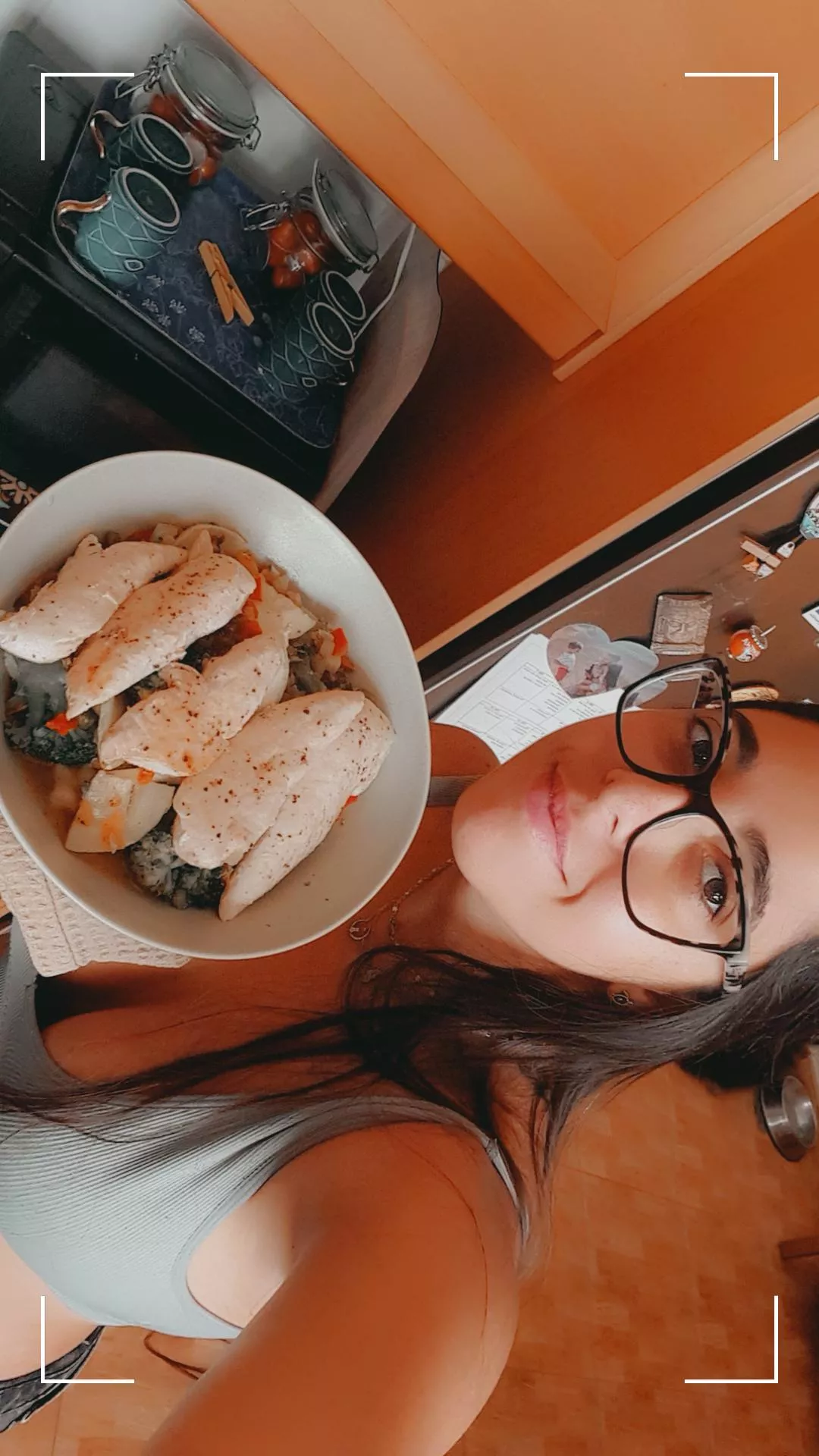 Look at the food I made you, would be a shame if I spat in it first