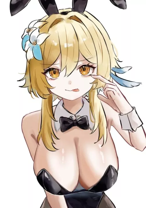 lumine in a sexy bunny suit (ikurumidwd)