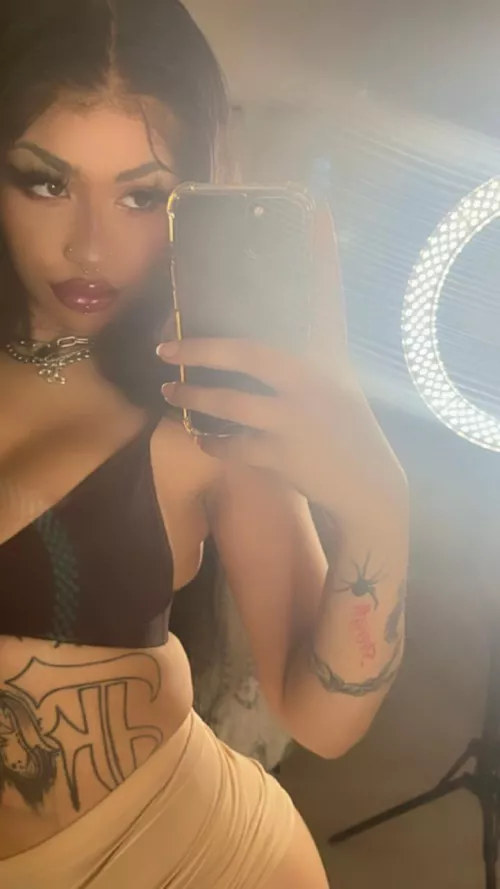 My favorite outfit? A little bit of skin and a whole lot of attitude