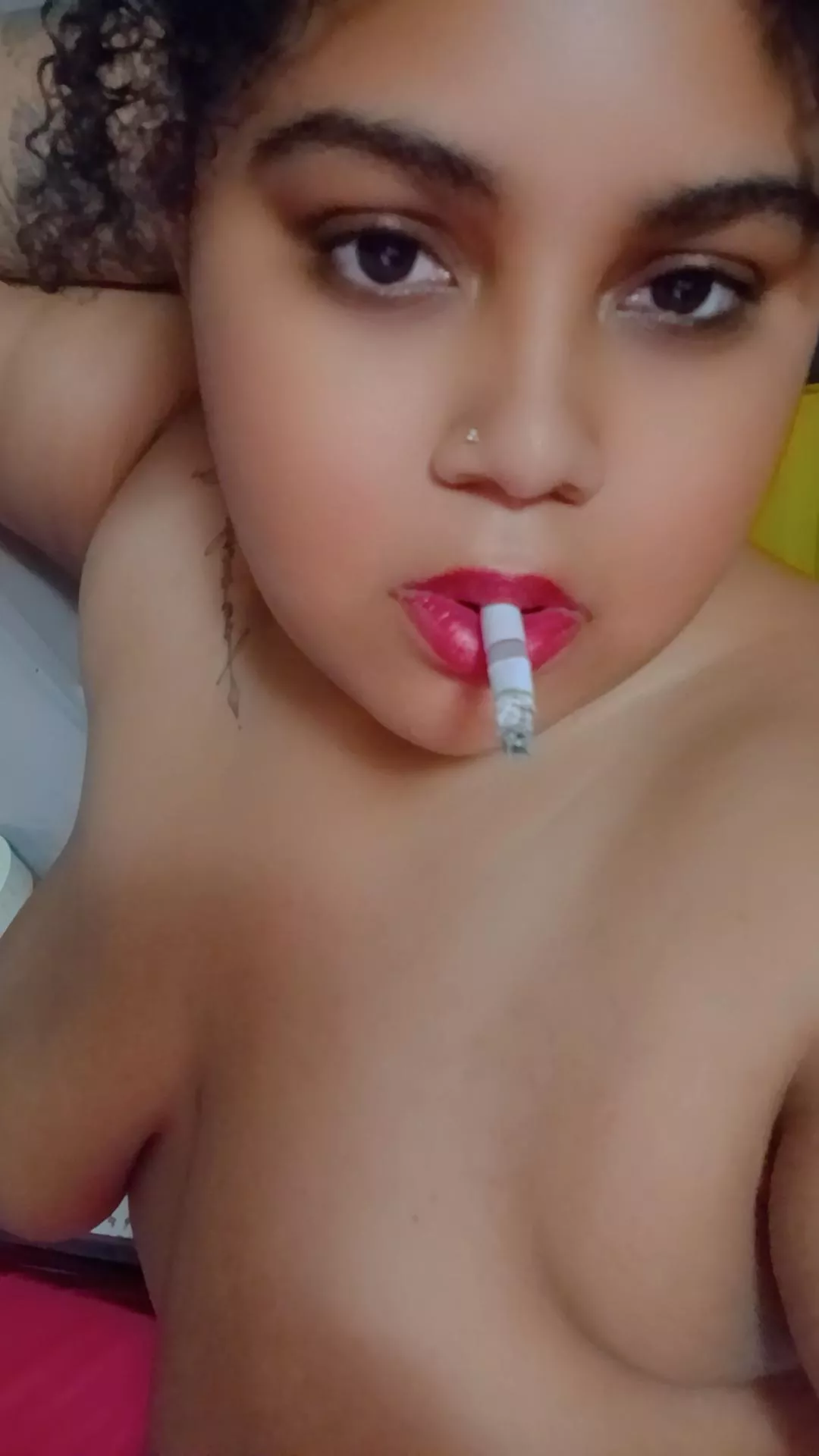 Naked smoke sesh...care to join