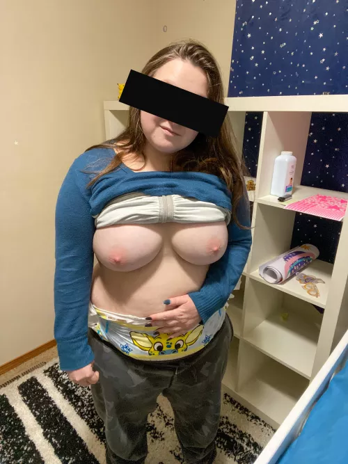 Redoing the nursery. Got no time for potty breaks