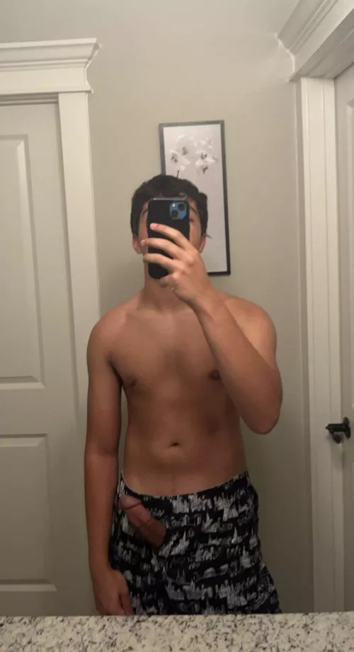 These boxers can’t control my big hard cock