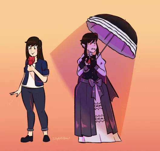 [Vampire] Bloody Popsicle by InkyFluffsDraws