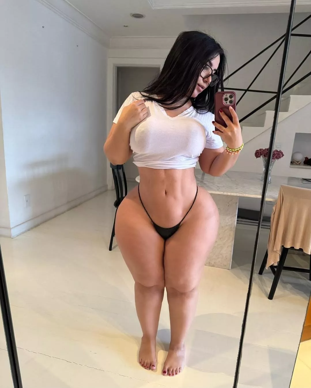 When it's so big, you could see it from the front.