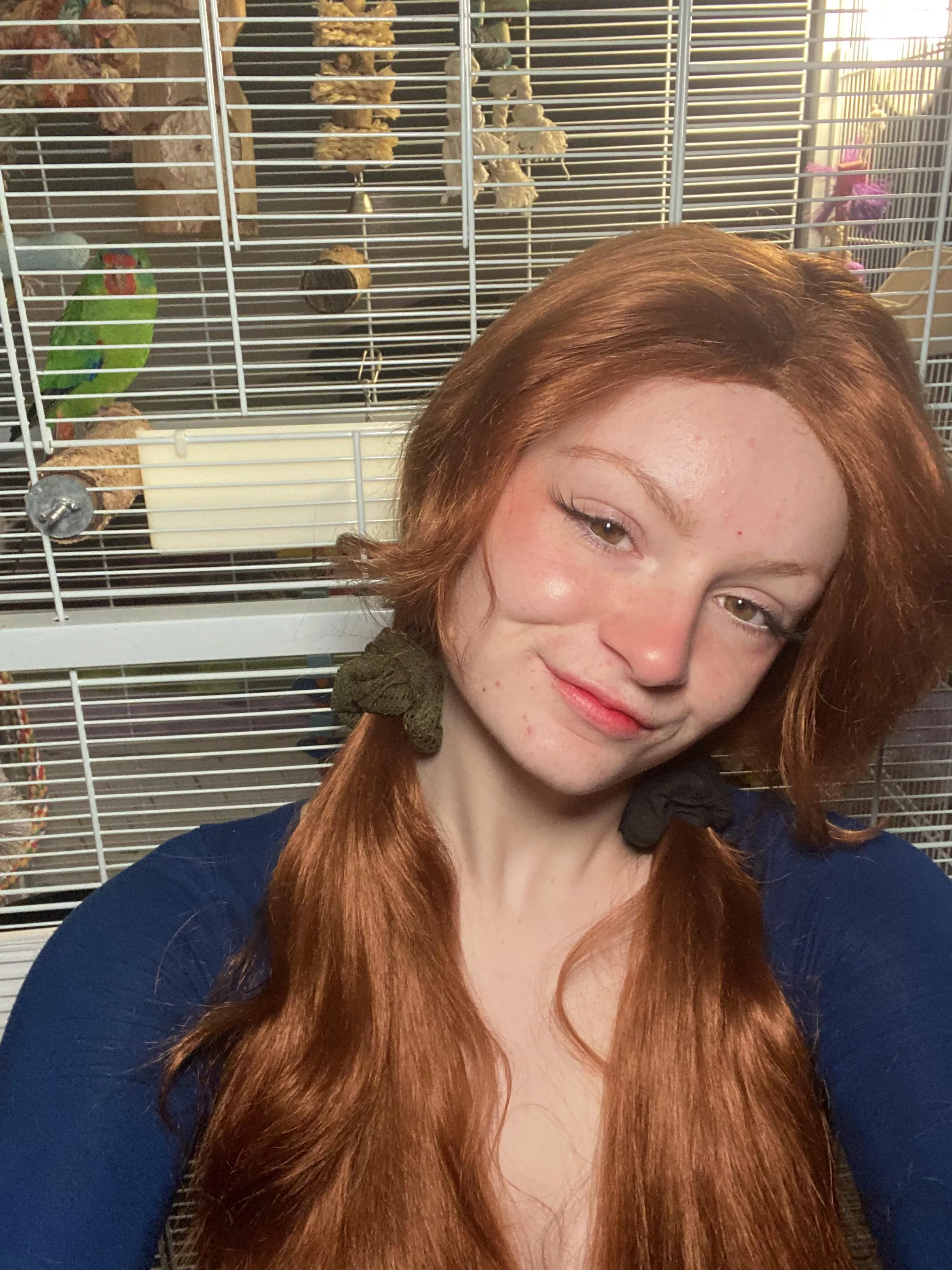 Who’s cuter? Me or the bird. 18F