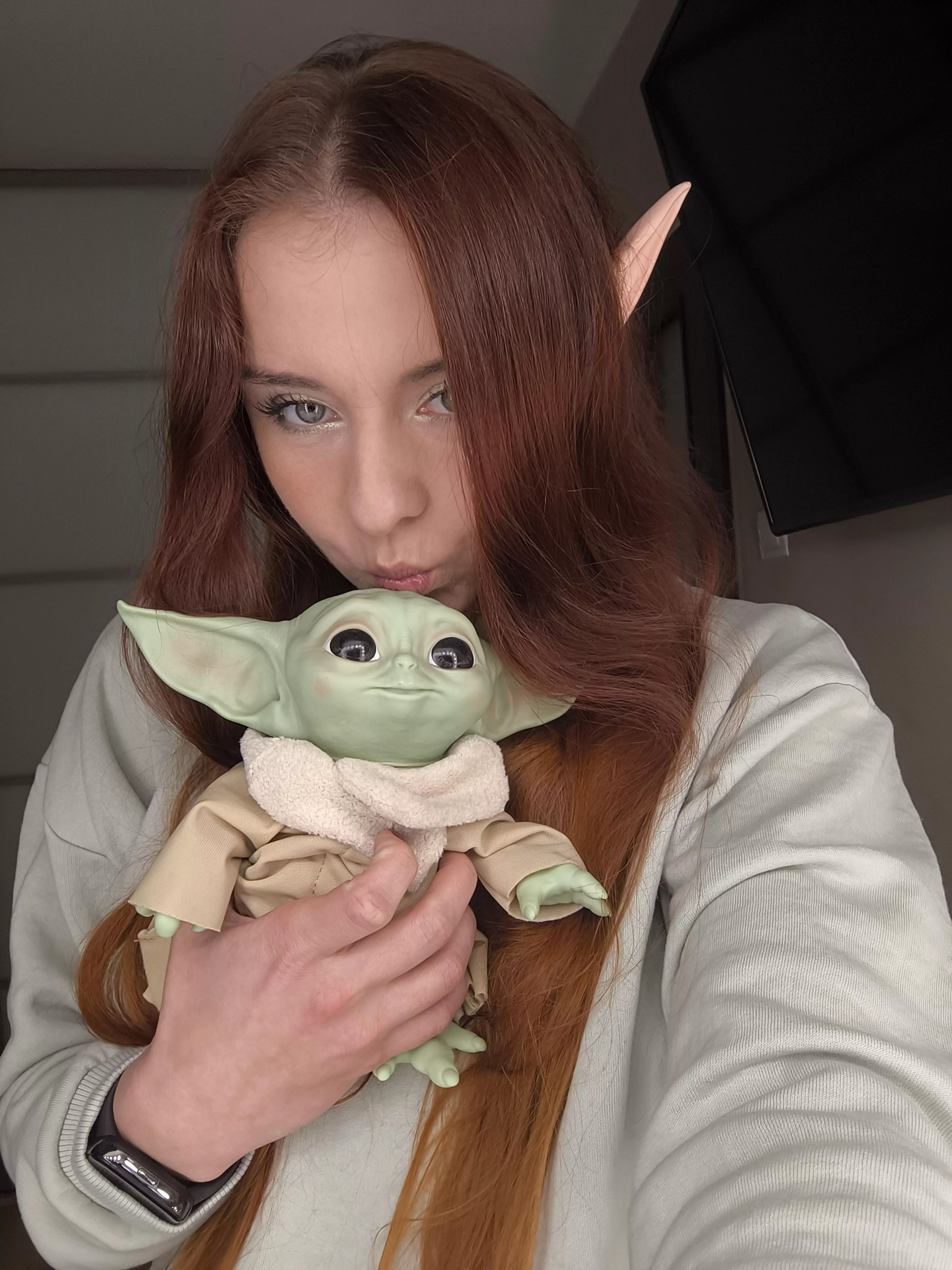 Channeling my inner elf with a little help from the galaxy’s cutest sidekick. Who needs a magical quest?