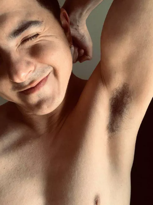 Come sniff. I just worked out	 