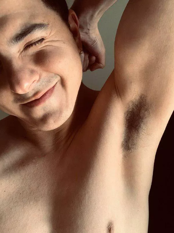 Come sniff. I just worked out	 