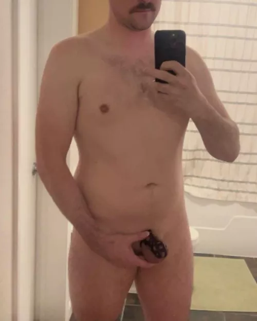 Freshly shaved for the cage. 