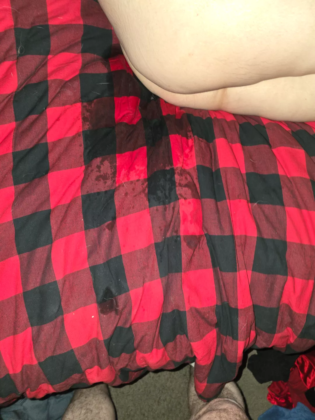 Got home from work early and wanted to make sure she had stayed hydrated while I was gone...safe to say she was