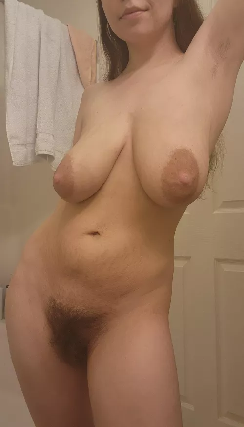 I haven't seen my milf body without the bush yet