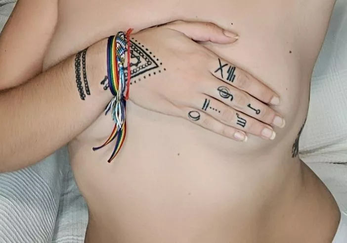 I'm not sure if my hands are more delicated and soft, or what they're holding underneath 