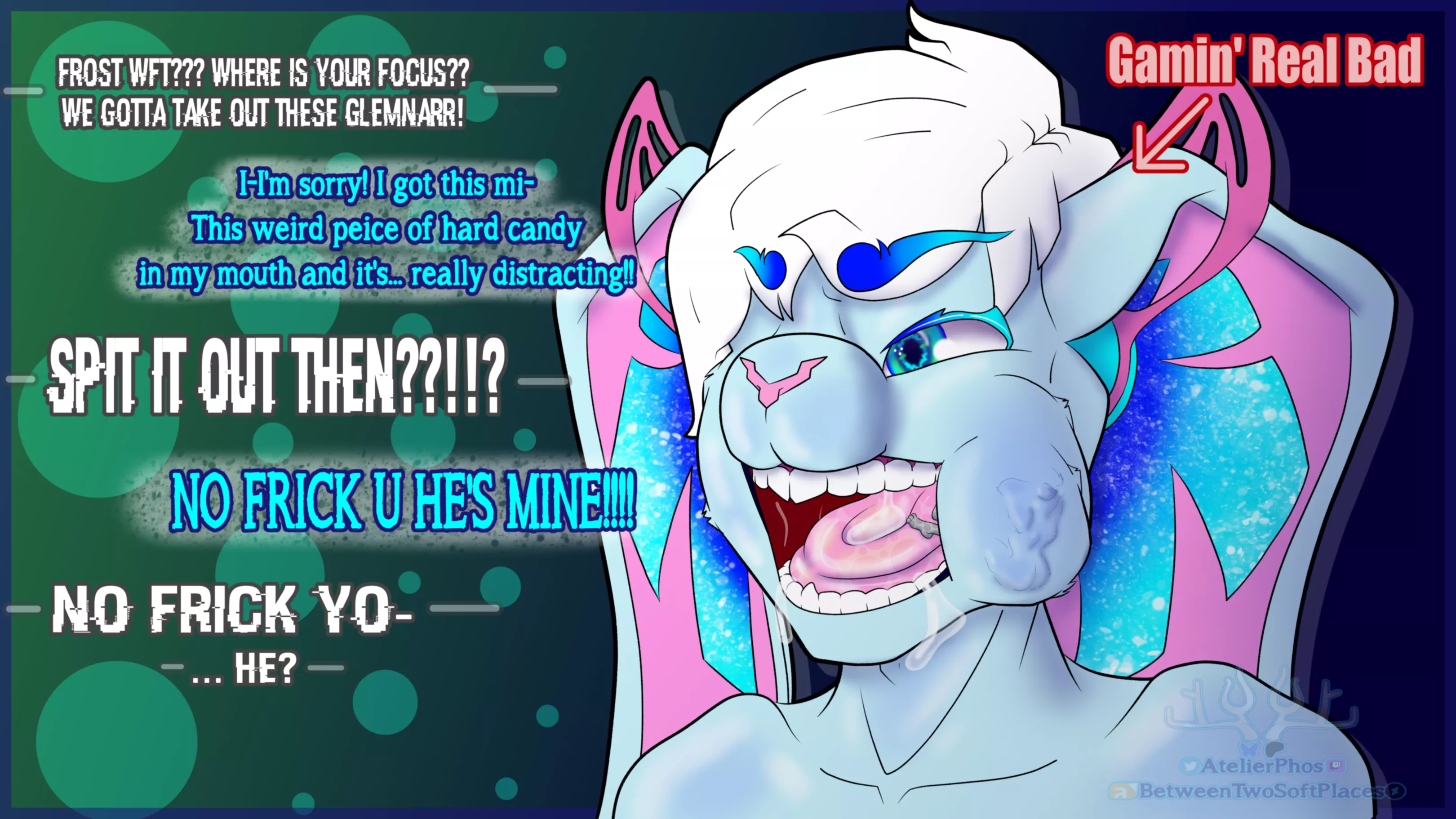 {Image} (Oc art by me, AtelierPhos) Gamer Rage Bunny