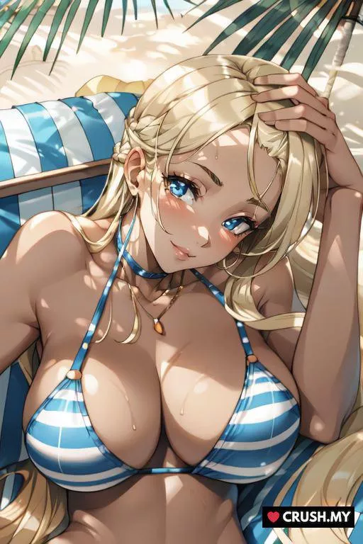 Is there anything more radiant than her under the tropical sun?