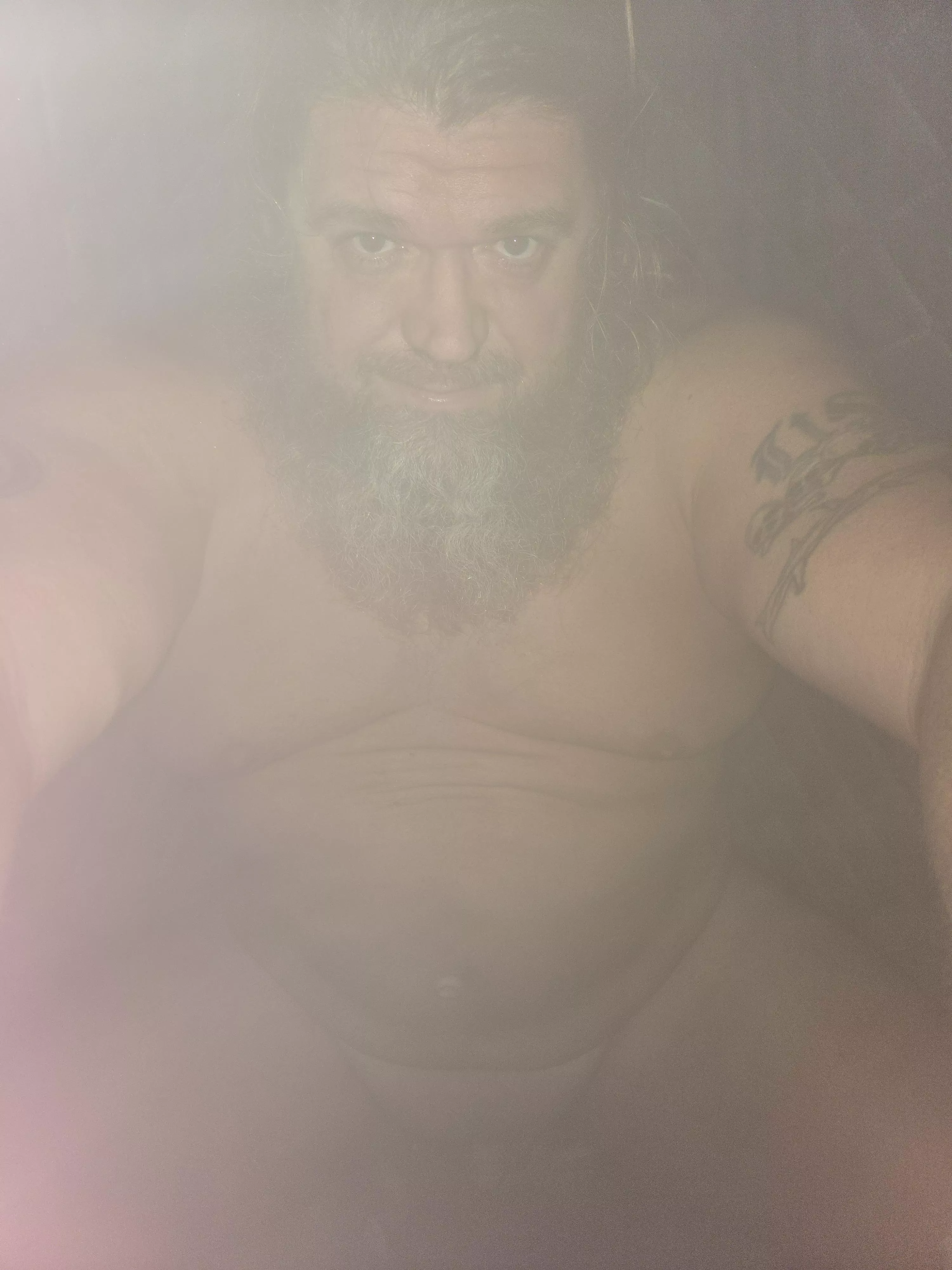 Just relaxing in my home sauna after a long Thanksgiving 