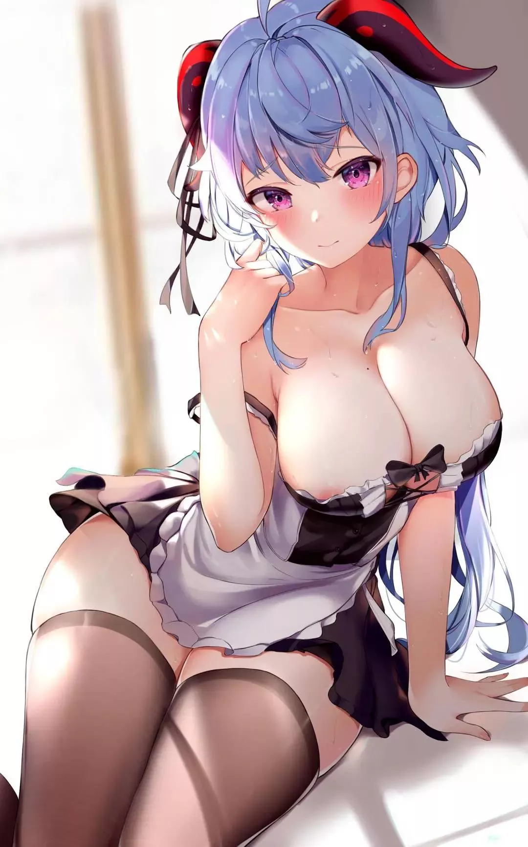 Maid outfit too small or just right? 
