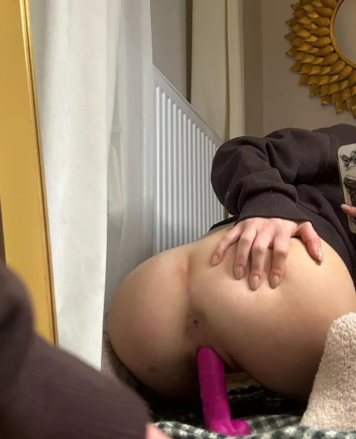 My big ass stretched out with my hands showing you my anal hole