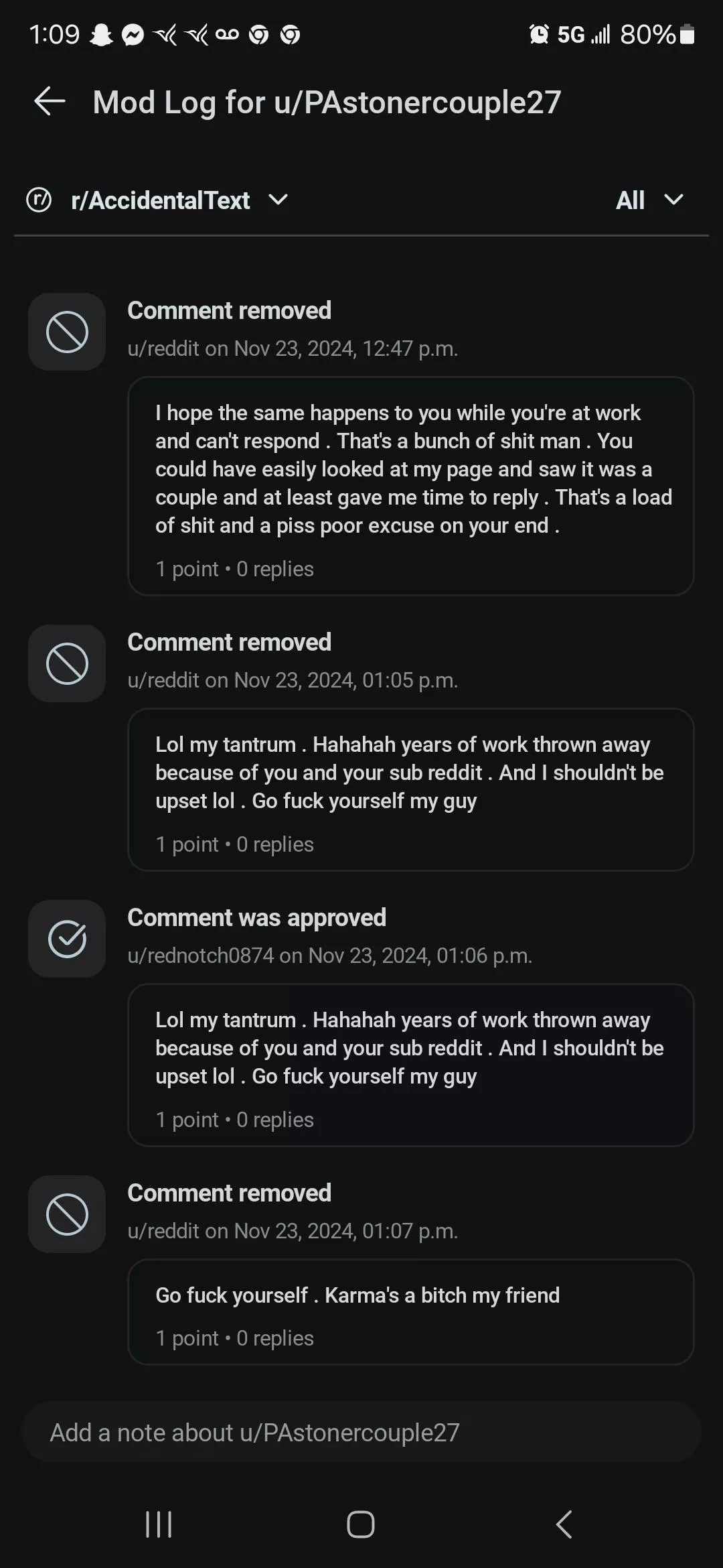 Proof, for the members. 