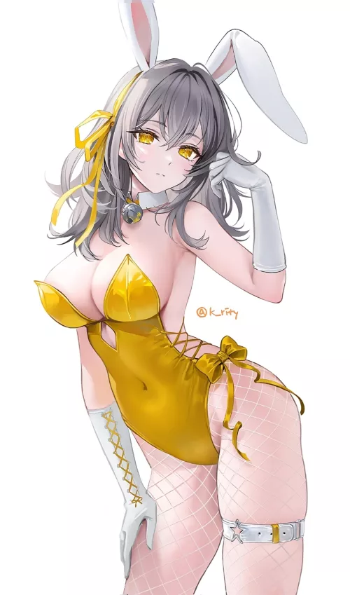 Yellow bunny outfit Stelle 