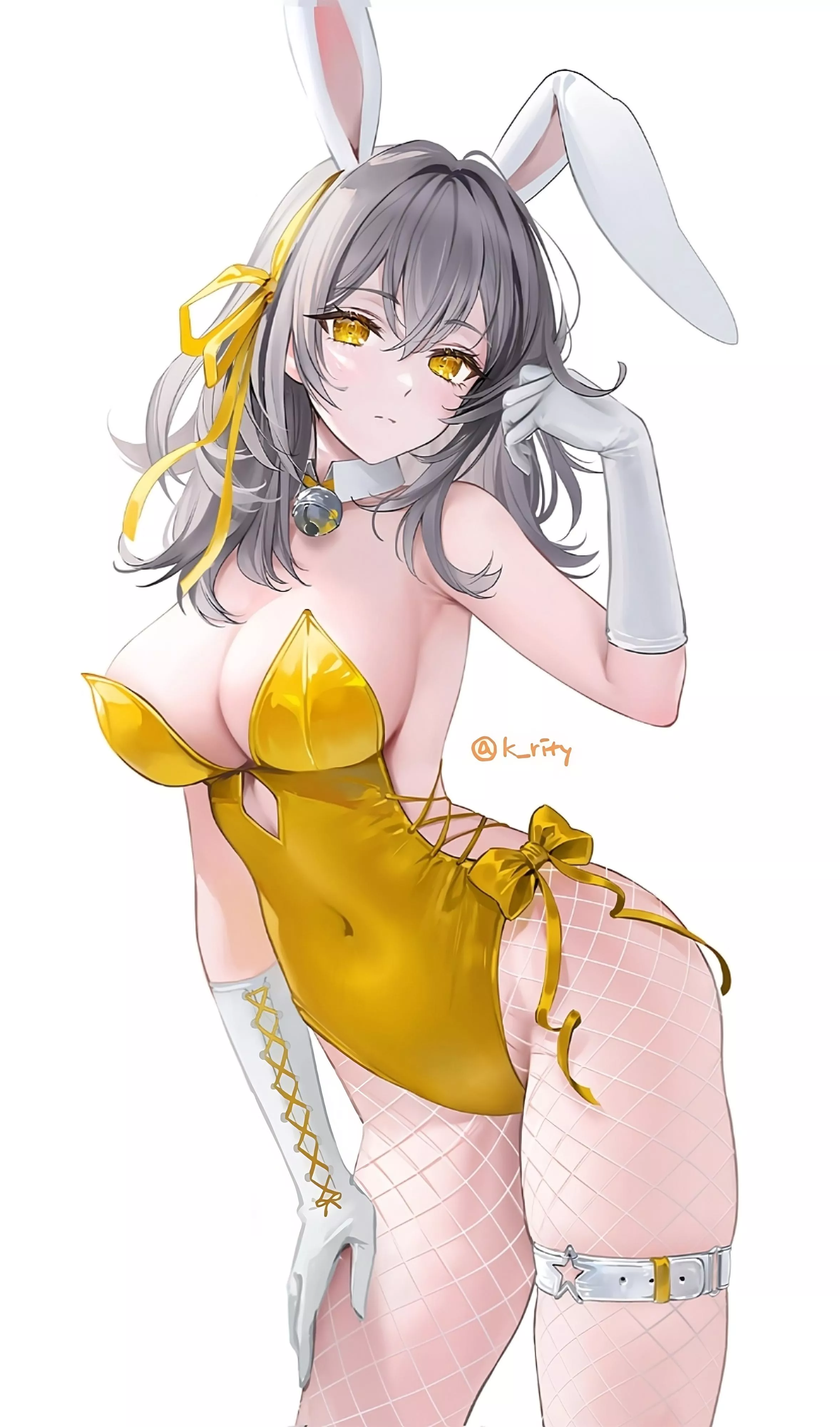Yellow bunny outfit Stelle 