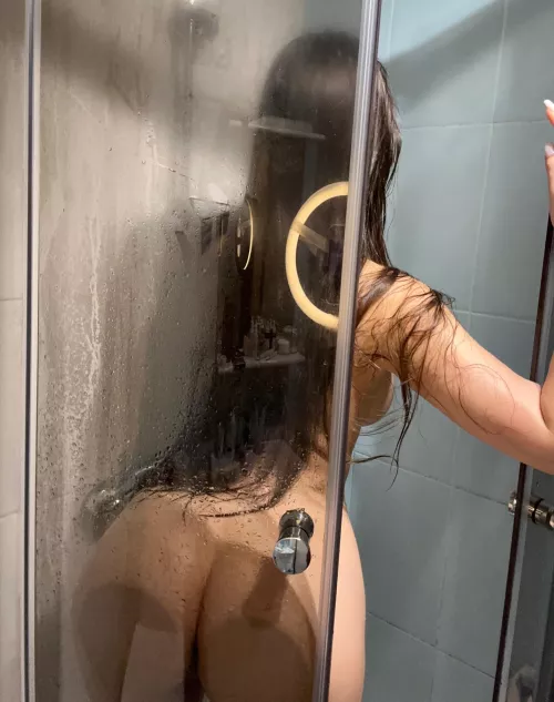 you could wash my ass in the shower