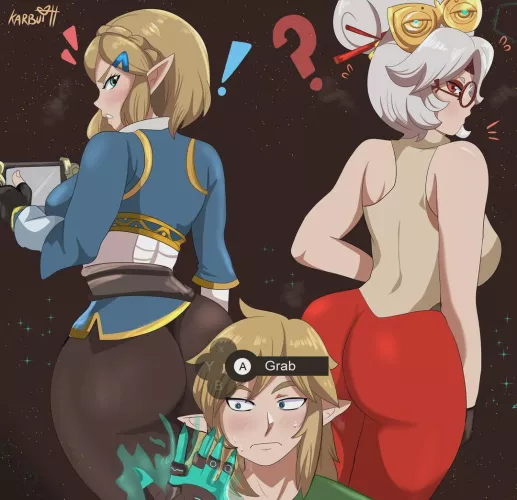 Zelda, Purah and Link (Karbuitt)