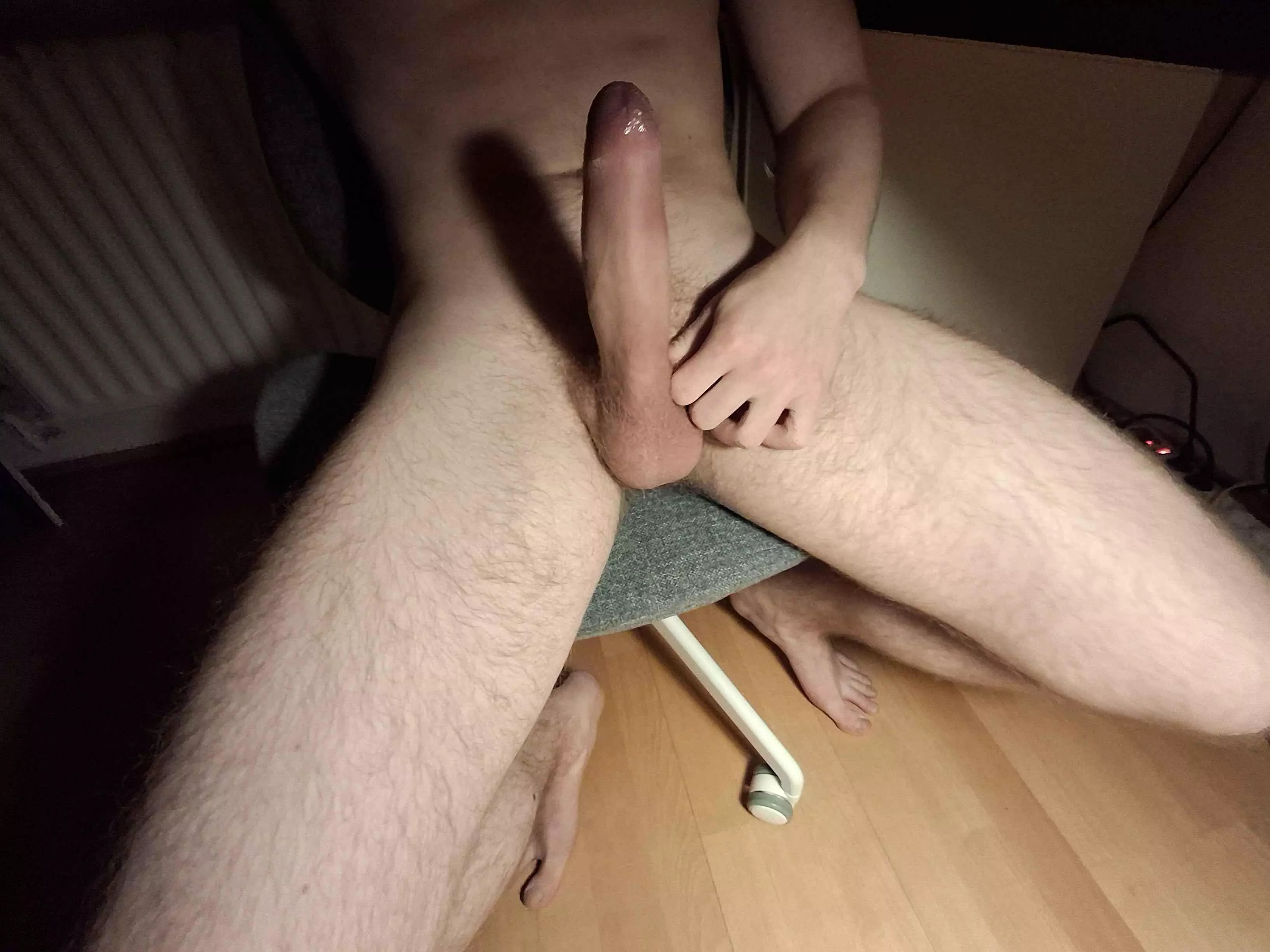 (18) Young but still got a huge cock lol