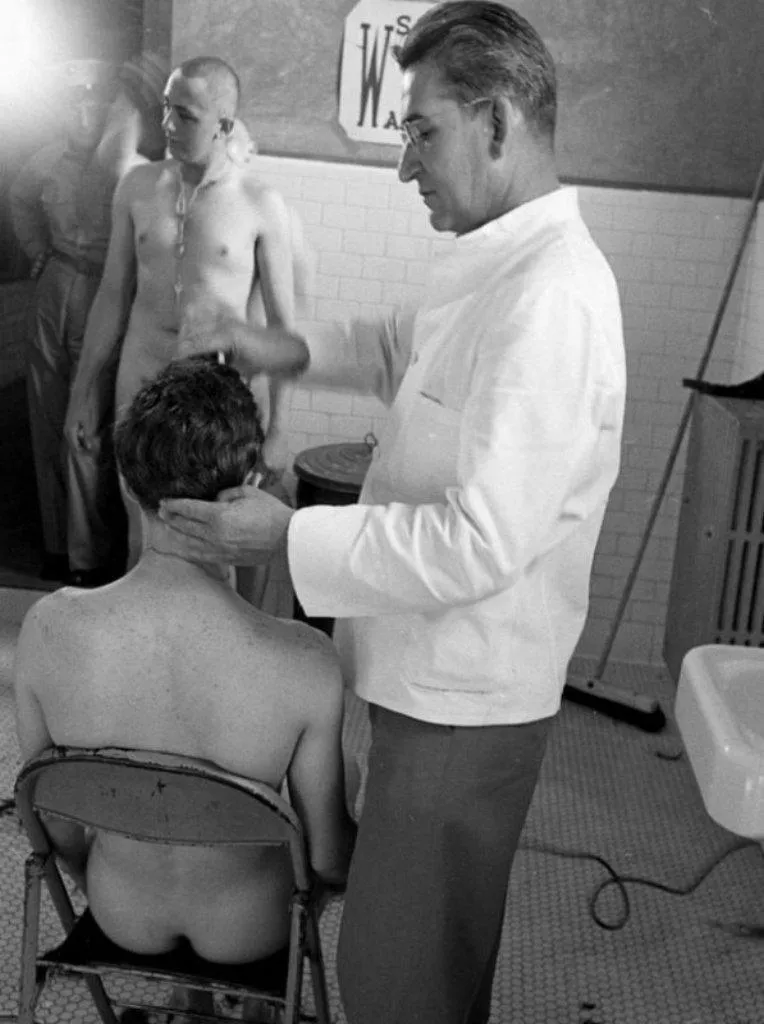 1940s military induction