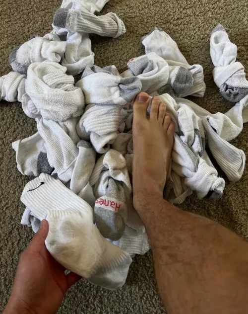 A weeks worth of running socks 👣💦