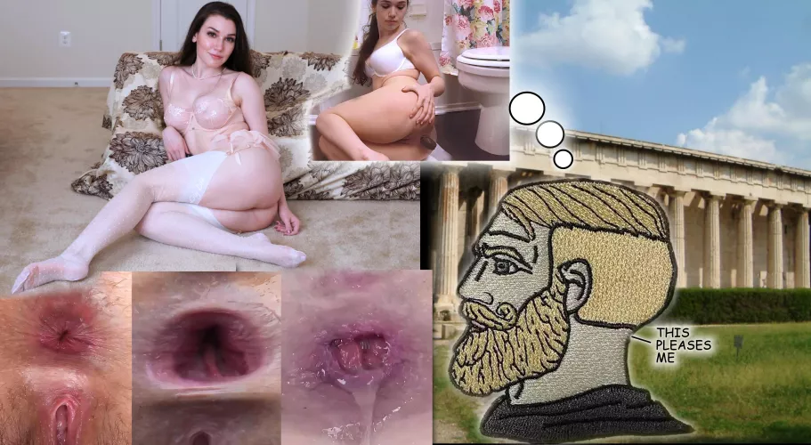 Besides enjoying the usual fare, what advanced ItsHerAssholers imagine when they see a beautiful woman