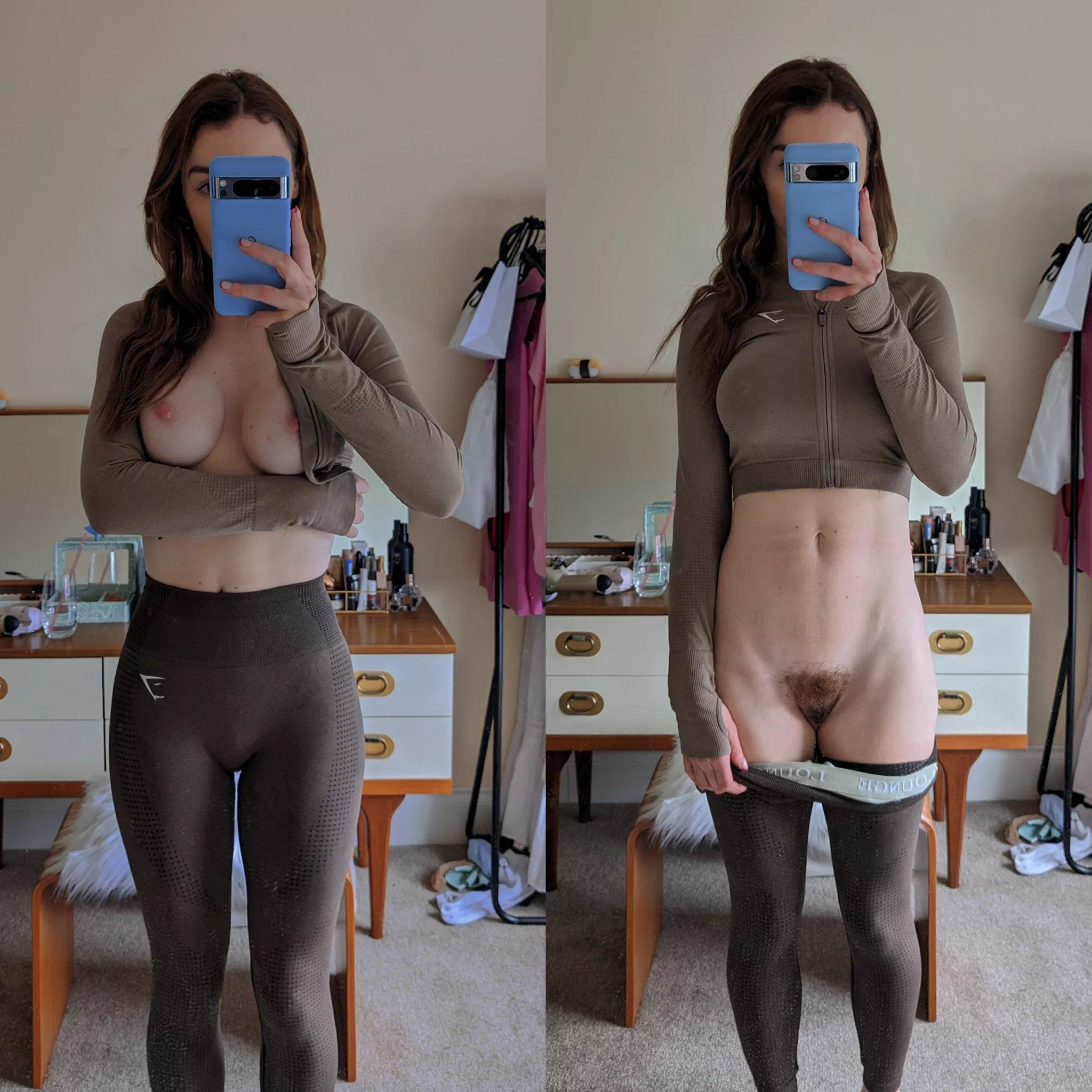 Bet you didn't expect me to have a hairy pussy