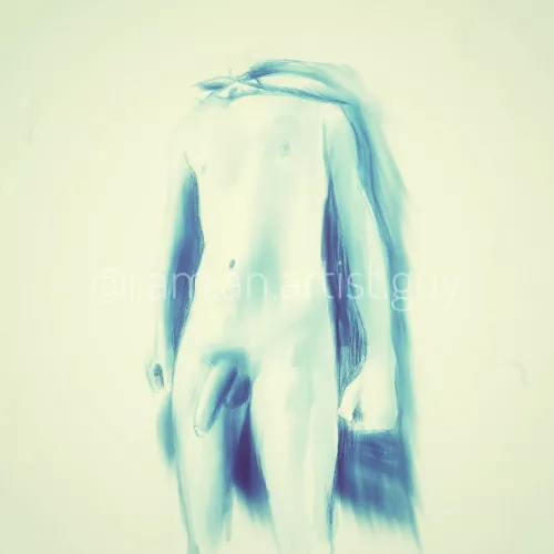 Blue Nude ( cheap costume) 