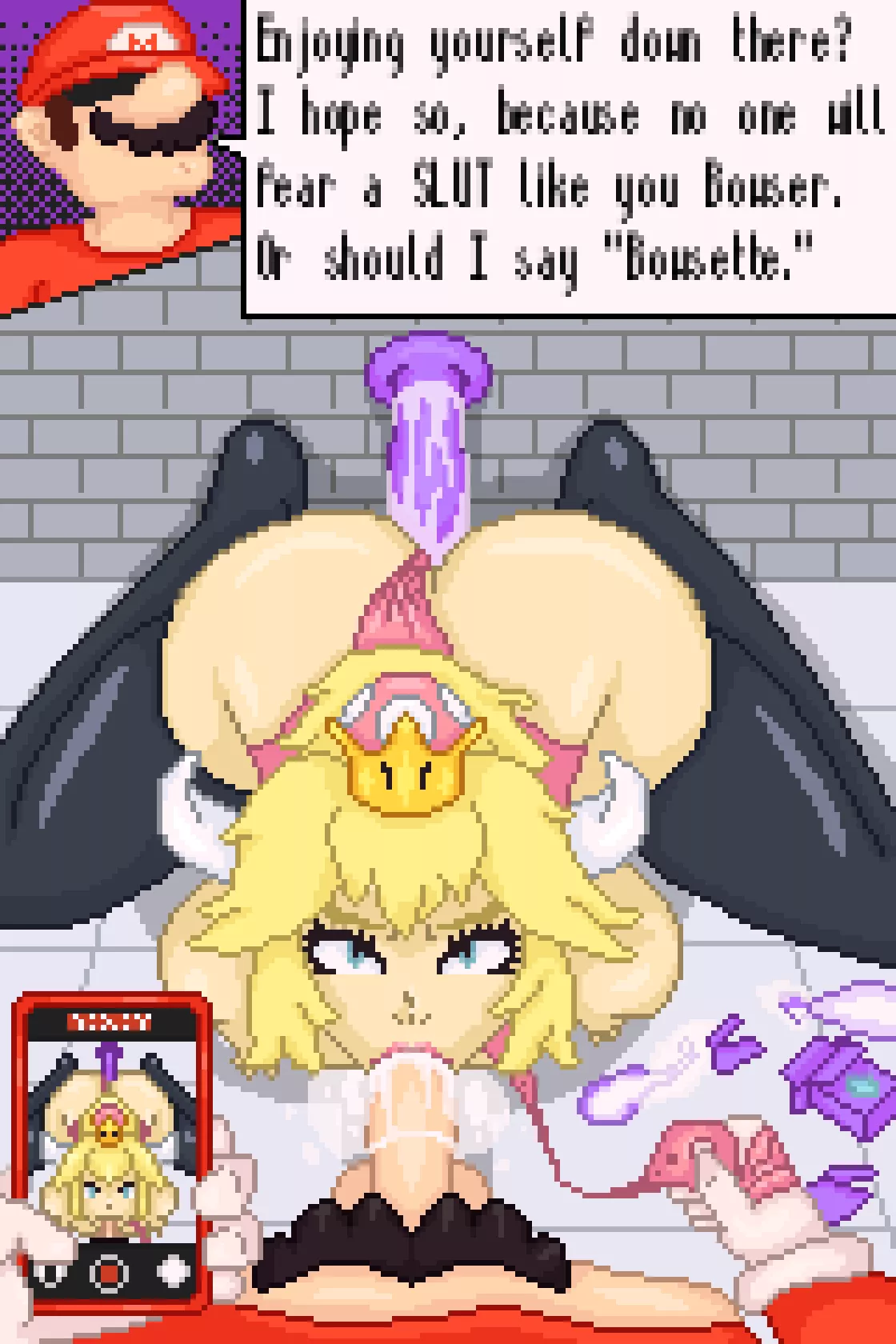 Bowsette the Slut