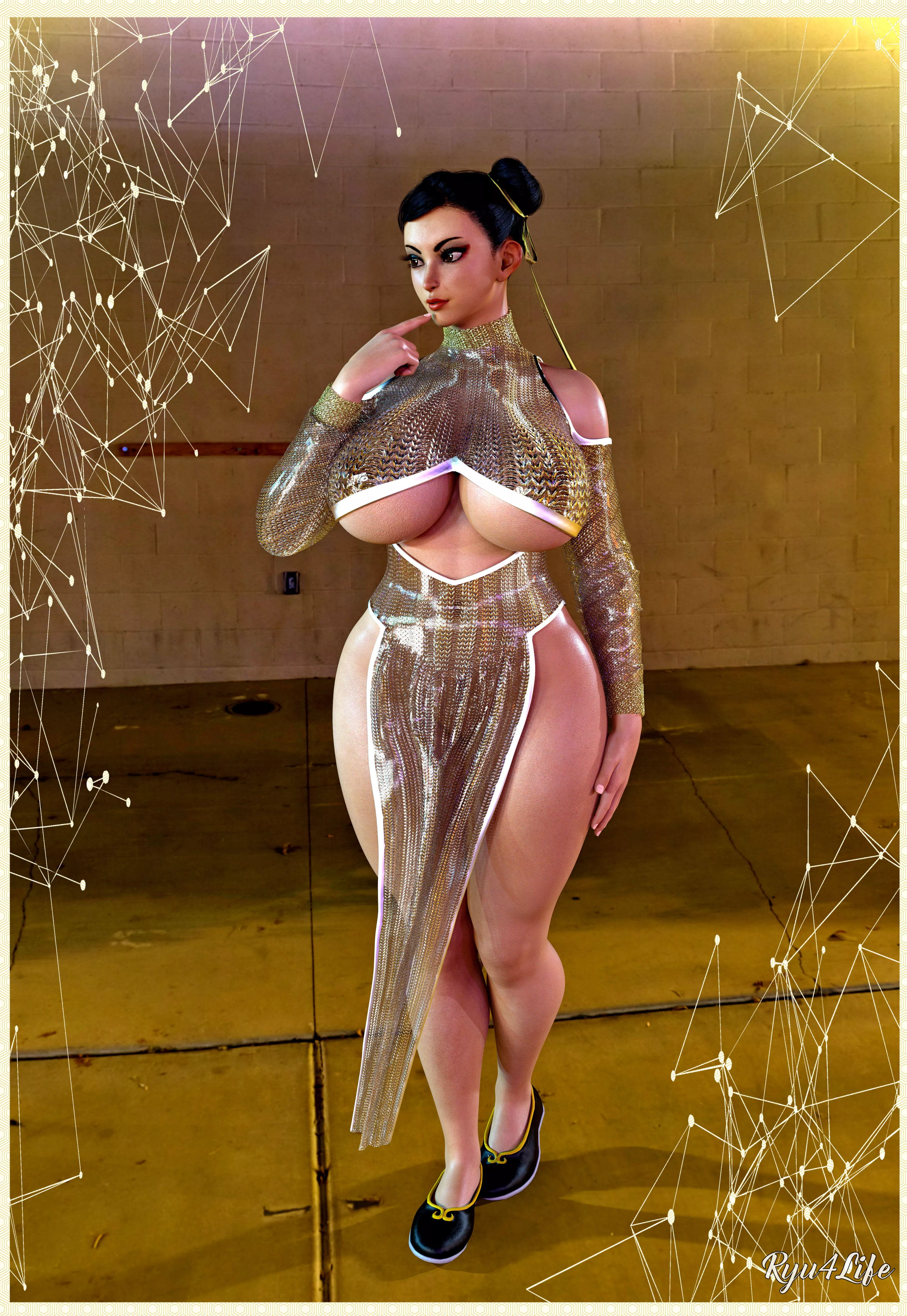 Chun Li Slit Dress (Ryu4Life)