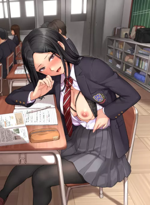 Classmate's Unexpected Flash (benimura karu)