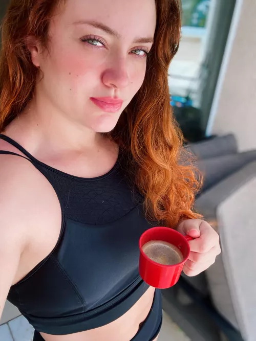 Coffee and redhead 