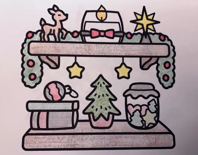 Coloring all evening because I feel like I’m annoying everyone today. 