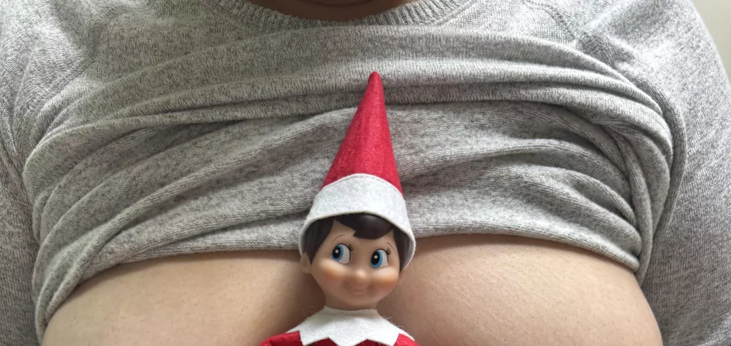 Come peek at a naughty elf visitor 