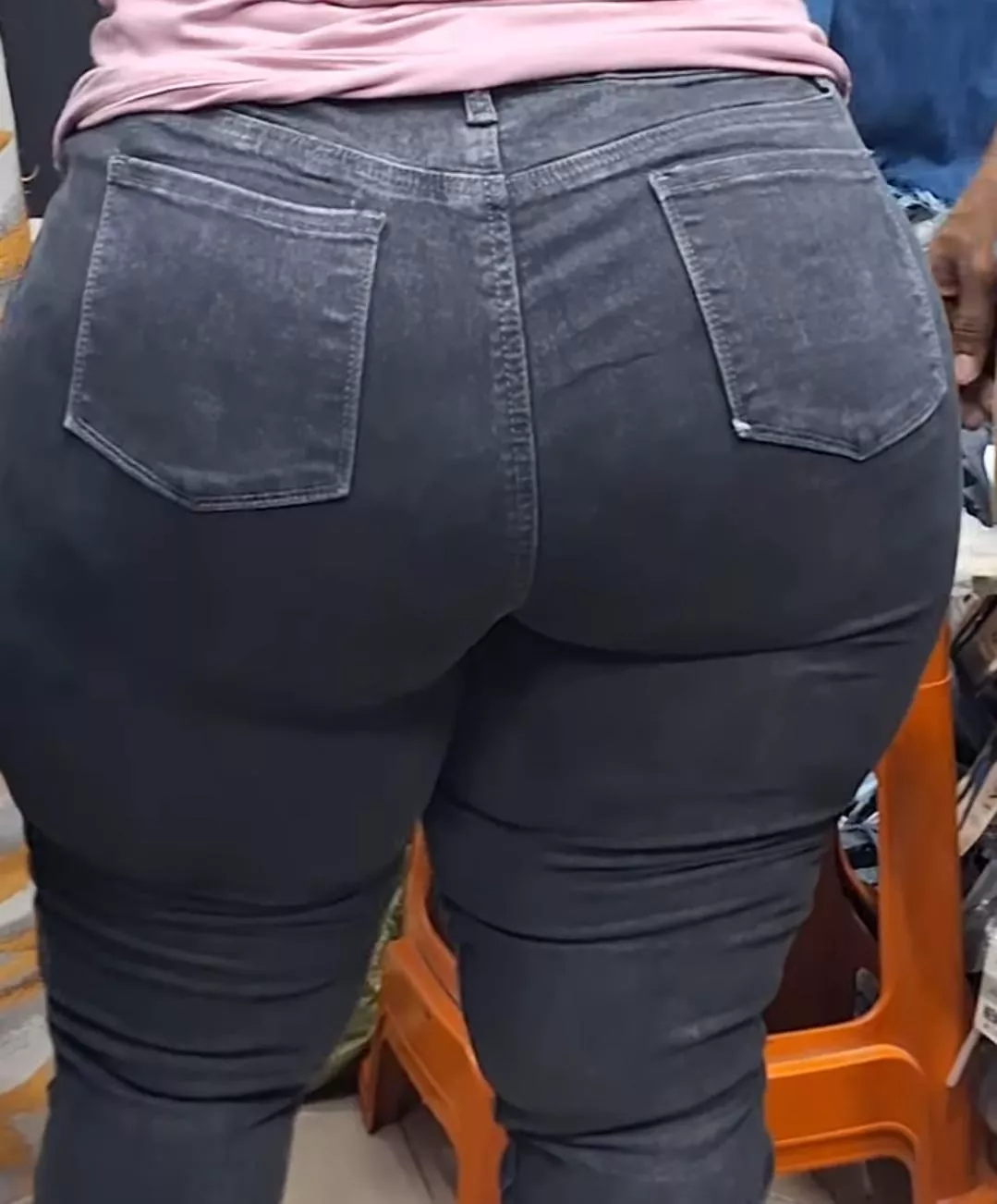 dump truck in dark jeans