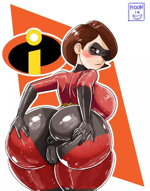 Elastigirl butt spread(Moonix Xero)