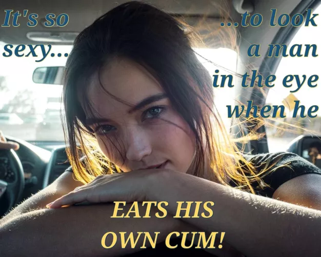 Eye contact is intense