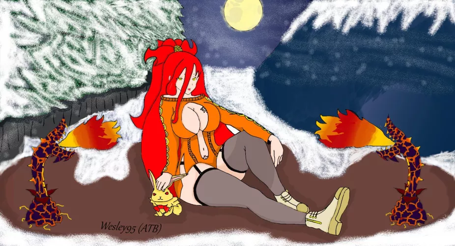 First Submission for Astaroth’s Hellfire Winter Fan Art Contest! By Wesley95 