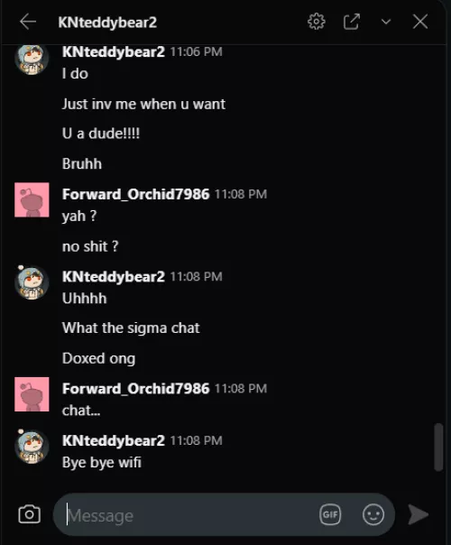 hay just a little head up for anyone =3 didnt lose wifi but yah i think hes a miner